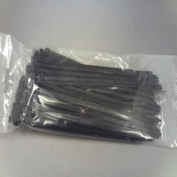 Everything Else Cable Ties 300mm Pack of 100 Black